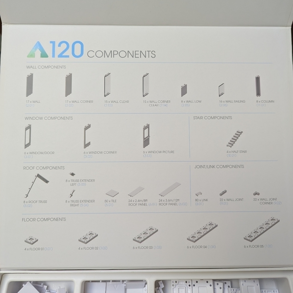 ArcKit Architecture Model Building Kit A120 Components - Picture 5 of 6